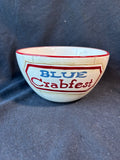 4-Piece Ceramic Kate McRostie Blue Crabfest Certified International Dish Lot