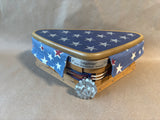 Longaberger 2009 Presidential Inaugural Basket W/ Lid, Liner, Tie-on (K)