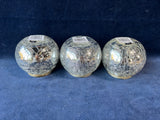 Set Of 3 Mercury Glass T-Light Holders