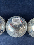 Set Of 3 Mercury Glass T-Light Holders