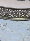 Extra Wide Brass Fireplace Fender