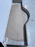 Extra Wide Brass Fireplace Fender