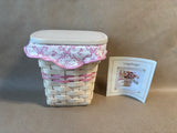Longaberger 2004 Horizon Of Hope Basket, Liner, Protector And Lid (P)