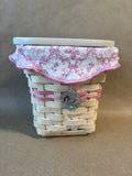 Longaberger 2004 Horizon Of Hope Basket, Liner, Protector And Lid (P)