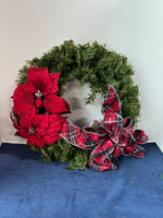 Poinsettia Christmas Wreath