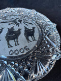 Waterford Crystal Songs of Christmas Dish Plate 5th Edition "O Holy Night" 2000