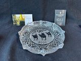 Waterford Crystal Songs of Christmas Dish Plate 5th Edition "O Holy Night" 2000