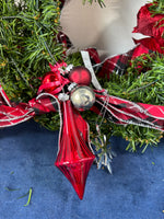Poinsettia Christmas Wreath