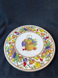 Royal Worcester Fruit Basket Cake Plate