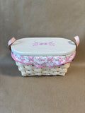Longaberger 2005 Horizon of Hope Basket W/ Lid & Liner (R)