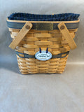 2000 Longaberger Collectors Club Basket With Liner And Protector (S)