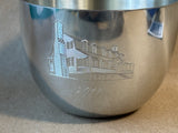 Williamsburg Christiana Campbell’s Tavern Salisbury Jefferson Pewter Cup - Engraved - With Box