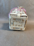 Longaberger 2002 Horizen of Hope White Washed Basket Liner & Protector (T)