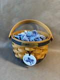 2000 Longaberger UnBEElievable Bee Basket W/ Tag & Protector & Pouch (V)