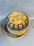 2000 Longaberger UnBEElievable Bee Basket W/ Tag & Protector & Pouch (V)