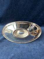 Gorham Silverplate Gravy Boat with Attached Plate