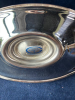 Gorham Silverplate Gravy Boat with Attached Plate