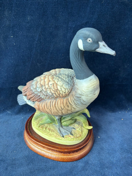 Canada Goose By Andrea With Wooden Stand
