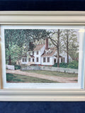 A George Tucker House - Williamsburg, Va Print By Nancy Hulshizer; Signed