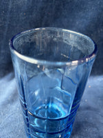 Set Of 6 Anchor Hocking Tartan Blueberry Iced Tea Glasses