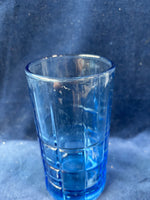 Set Of 6 Anchor Hocking Tartan Blueberry Iced Tea Glasses