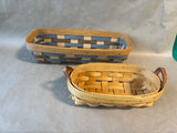 Lot Of 2 Small Longaberger Baskets *Read Description* (W)