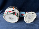 Pair Of Snowman Candle Holders
