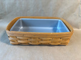 Longaberger Bread Basket W/ Plastic Insert