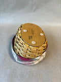 Longaberger Catch-All Basket W/ Liner And Plastic Protector (Z)