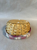 Longaberger Catch-All Basket W/ Liner And Plastic Protector (Z)
