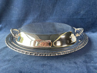Silver Plated Serving Tray With Lid