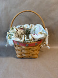 Longaberger Mother’s Day Trim A Basket W/ Liner And Protector (AA)