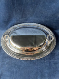 Silver Plated Serving Tray With Lid
