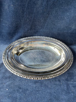 Silver Plated Serving Tray With Lid