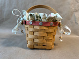 Longaberger Mother’s Day Trim A Basket W/ Liner And Protector (AA)