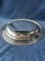 Silver Plated Serving Tray With Lid