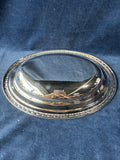 Silver Plated Serving Tray With Lid