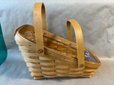 2015 Longaberger Slanted Vegetable Basket W/ Double Swing Handle (BB)
