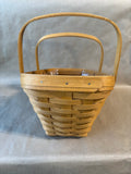 2015 Longaberger Slanted Vegetable Basket W/ Double Swing Handle (BB)