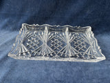 Shannon Crystal Rectangular Divided Tray