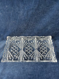Shannon Crystal Rectangular Divided Tray