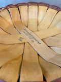 Longaberger 1995 Shades Of Autumn Basket Of Plenty Basket W/Liner And Protector (DD)