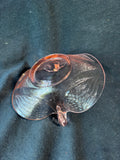 Fenton Style Pink Depression Glass Double Swan Candy Dish *Read Description*