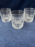 Set Of 3 Cristal D’Arques Low Ball Glasses