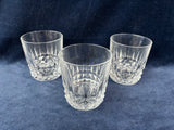 Set Of 3 Cristal D’Arques Low Ball Glasses