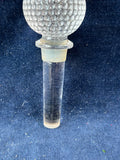 Golf Ball Microphone Bottle Stopper Austrian Lead Crystal by Mikasa