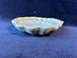 Sea-shell Shaped Pottery Trinket Dish; Signed