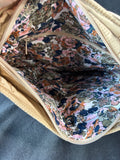 Vera Bradley Wheat Beige Quilted Microfiber Crossbody Bag