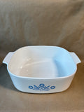 CorningWare Blue Cornflower Casserole Dish