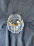Set Of 4 Jamestown Clear (Gold Trim)by Mikasa Style Brandy Glasses